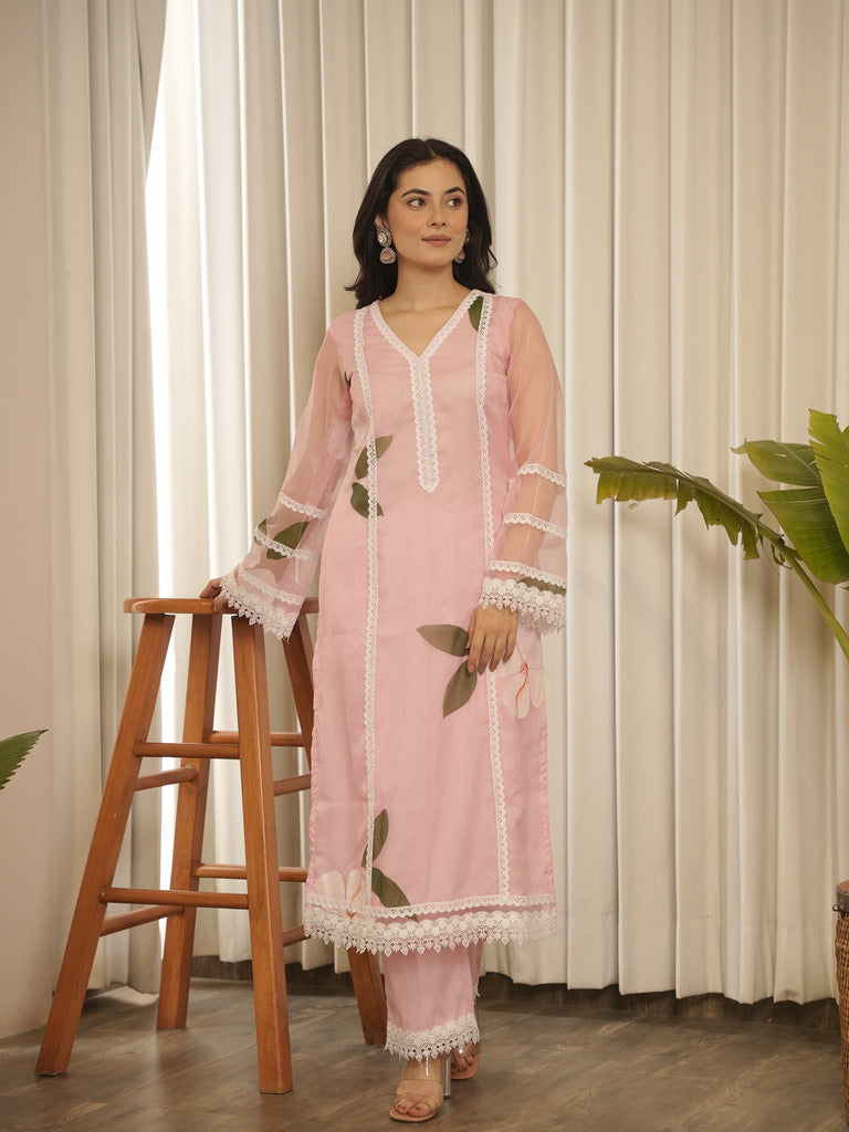 PHOOL PINK SUIT SET