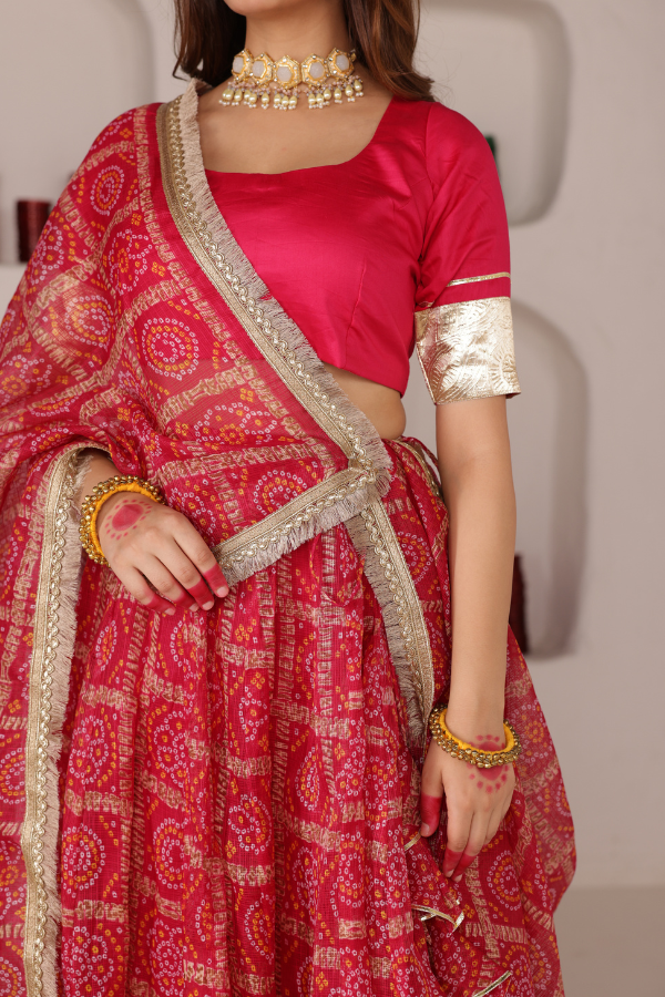 Pehno'Sa Paarobai Lehenga Set
