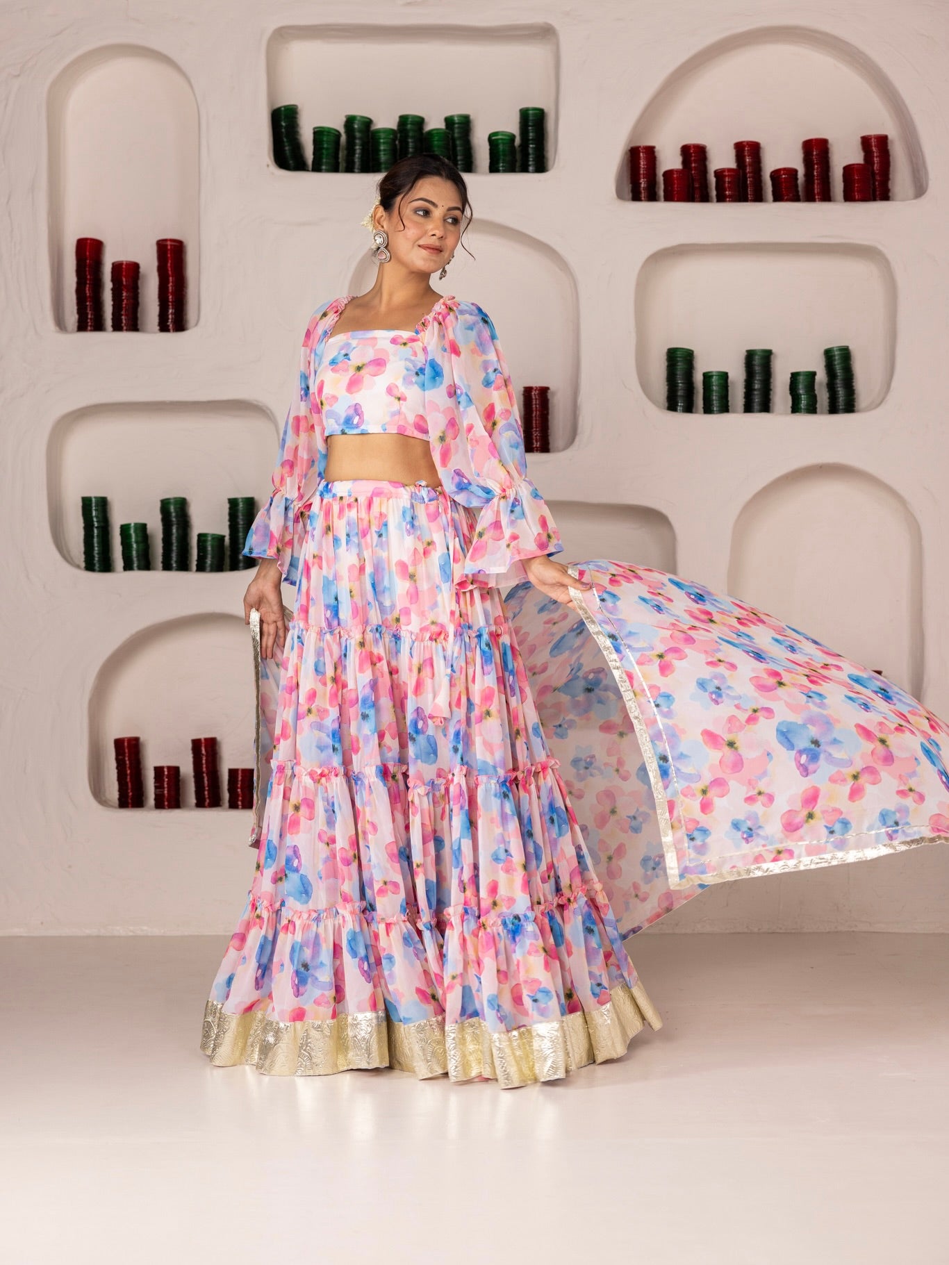 Reshami Lehenga Set