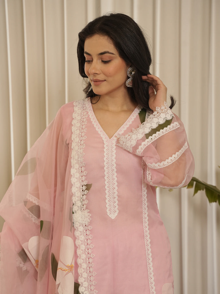 Phool Pink Suit Set