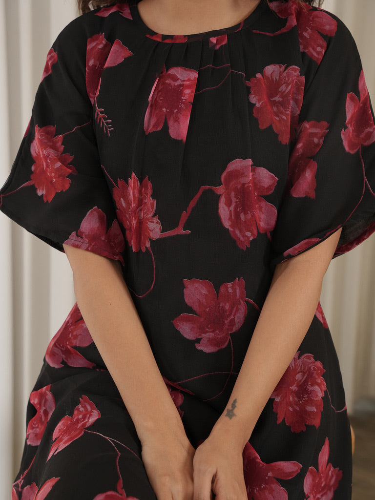 Black Rose Co Ord Set