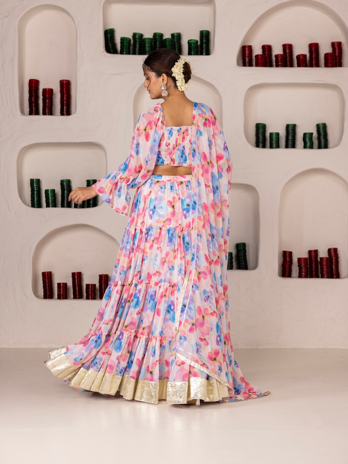 Reshami Lehenga Set
