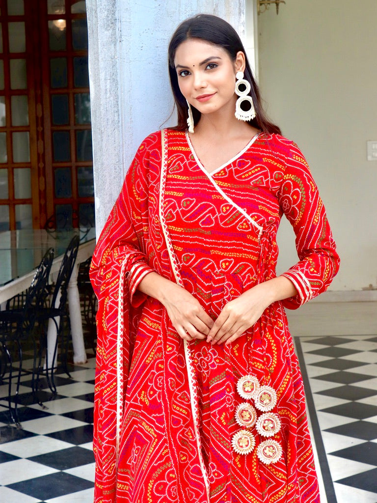 Jaipuri Chundi Suit Set