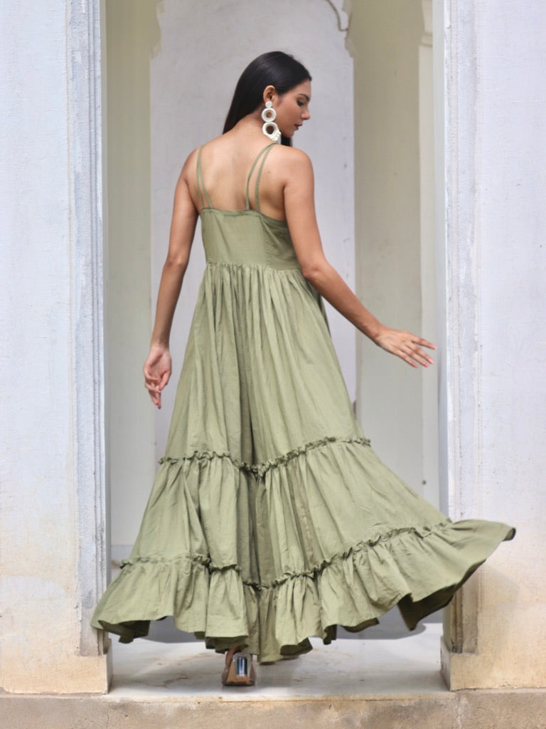 Seattle Olive Dress