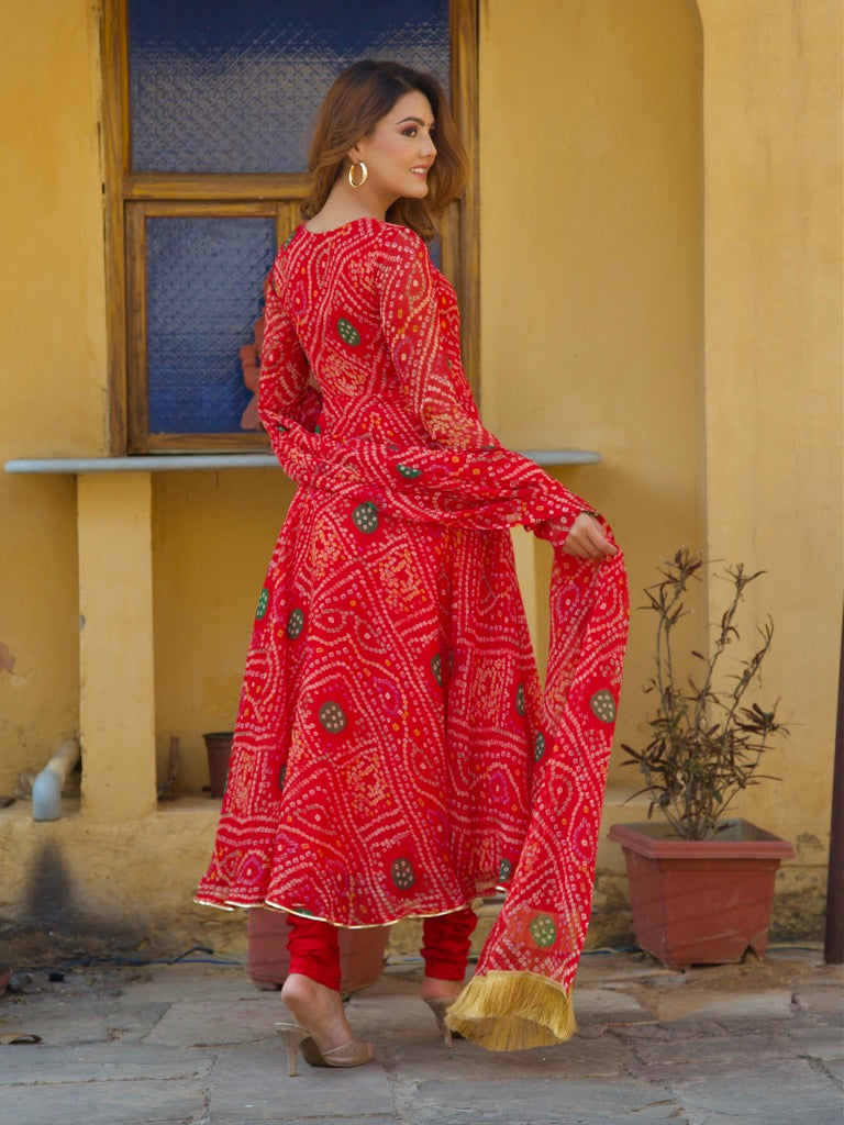 Leela Bandhani Set
