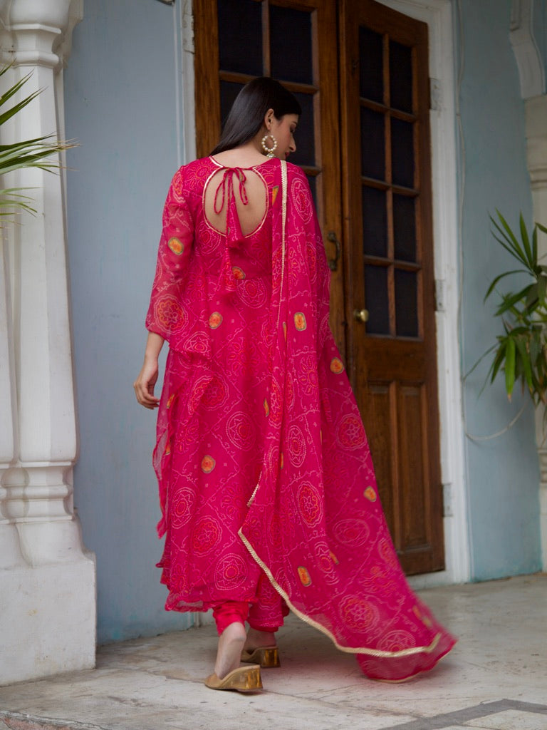 Amba Bandhani Set