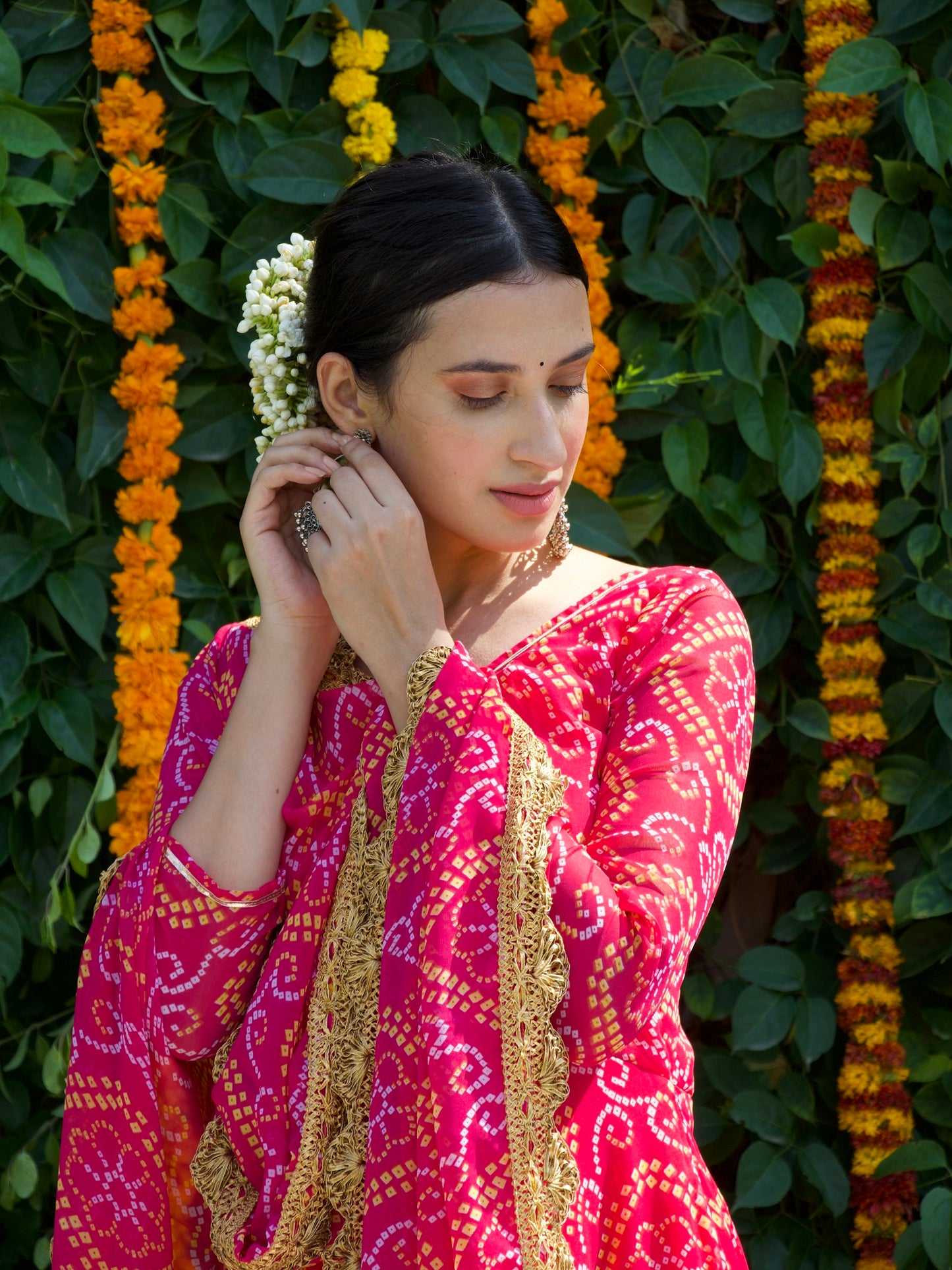Sheena Bandhani Set