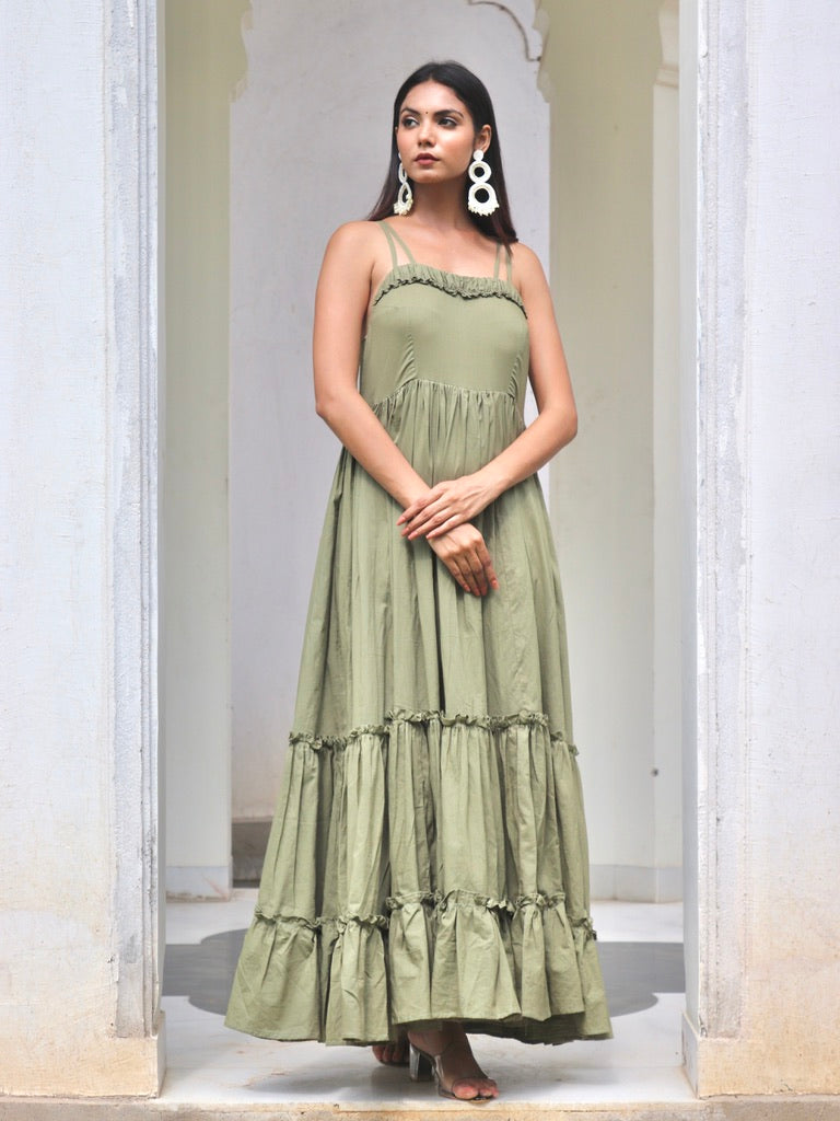 Seattle Olive Dress