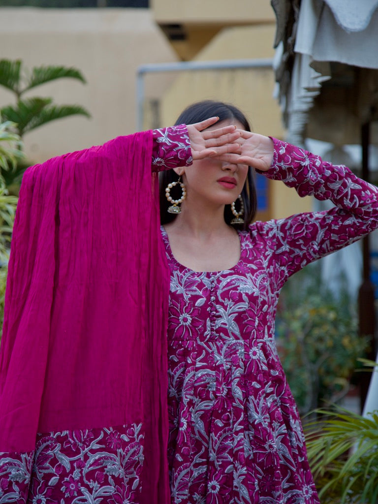 Maisha Anarkali Set