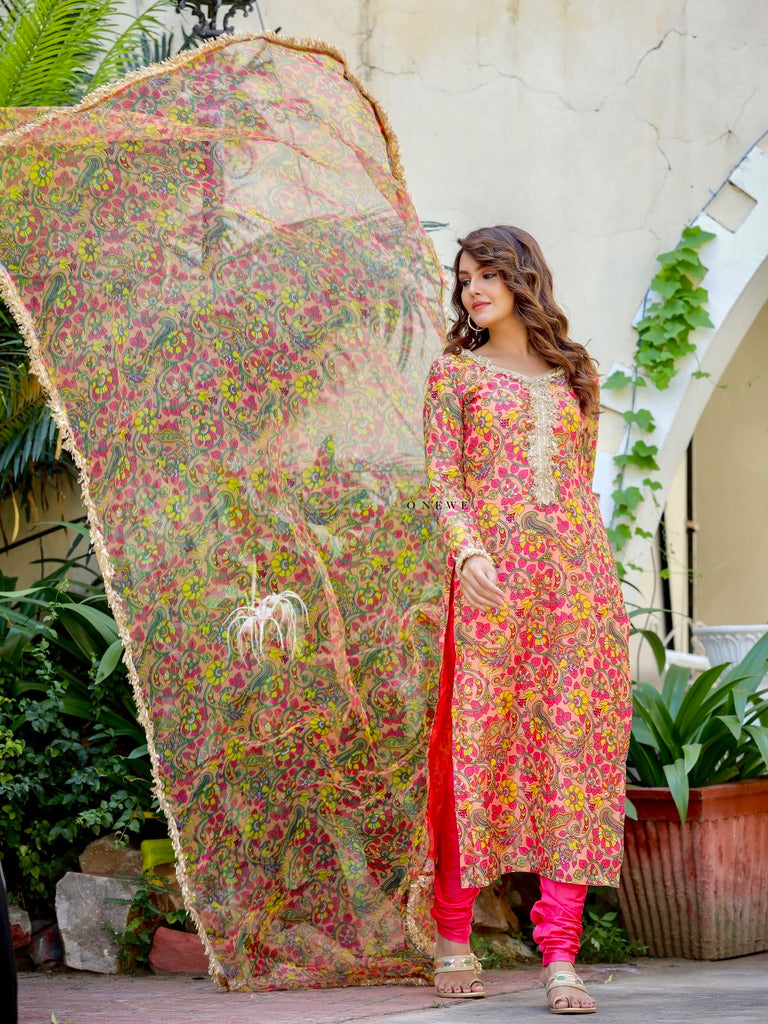 Madhubani Suit Set