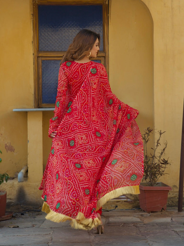 Leela Bandhani Set