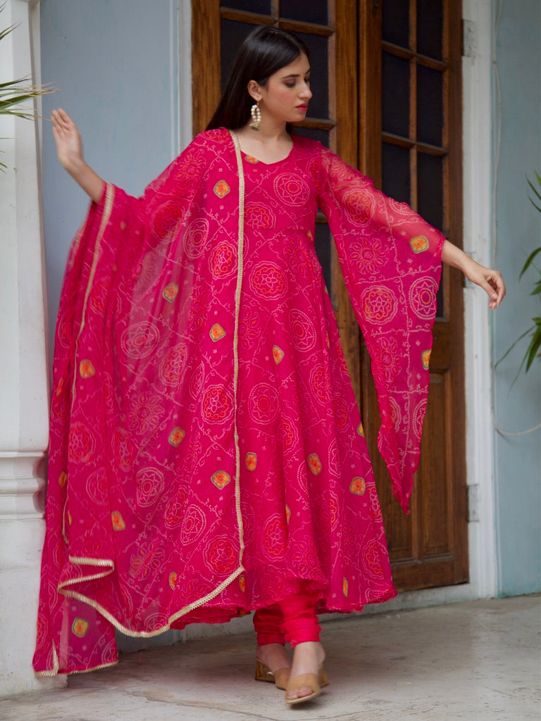 Amba Bandhani Set