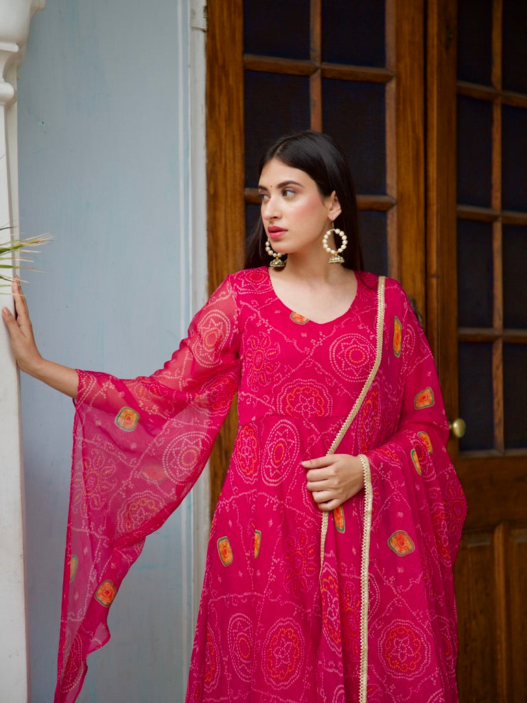 Amba Bandhani Set