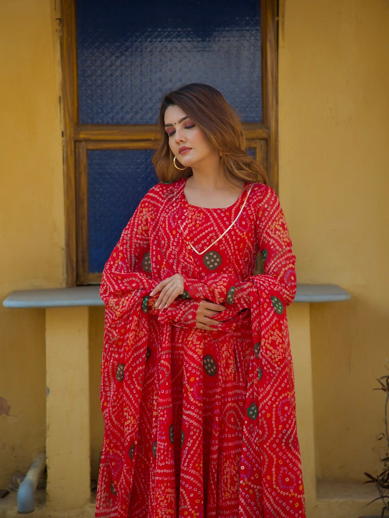 Leela Bandhani Set