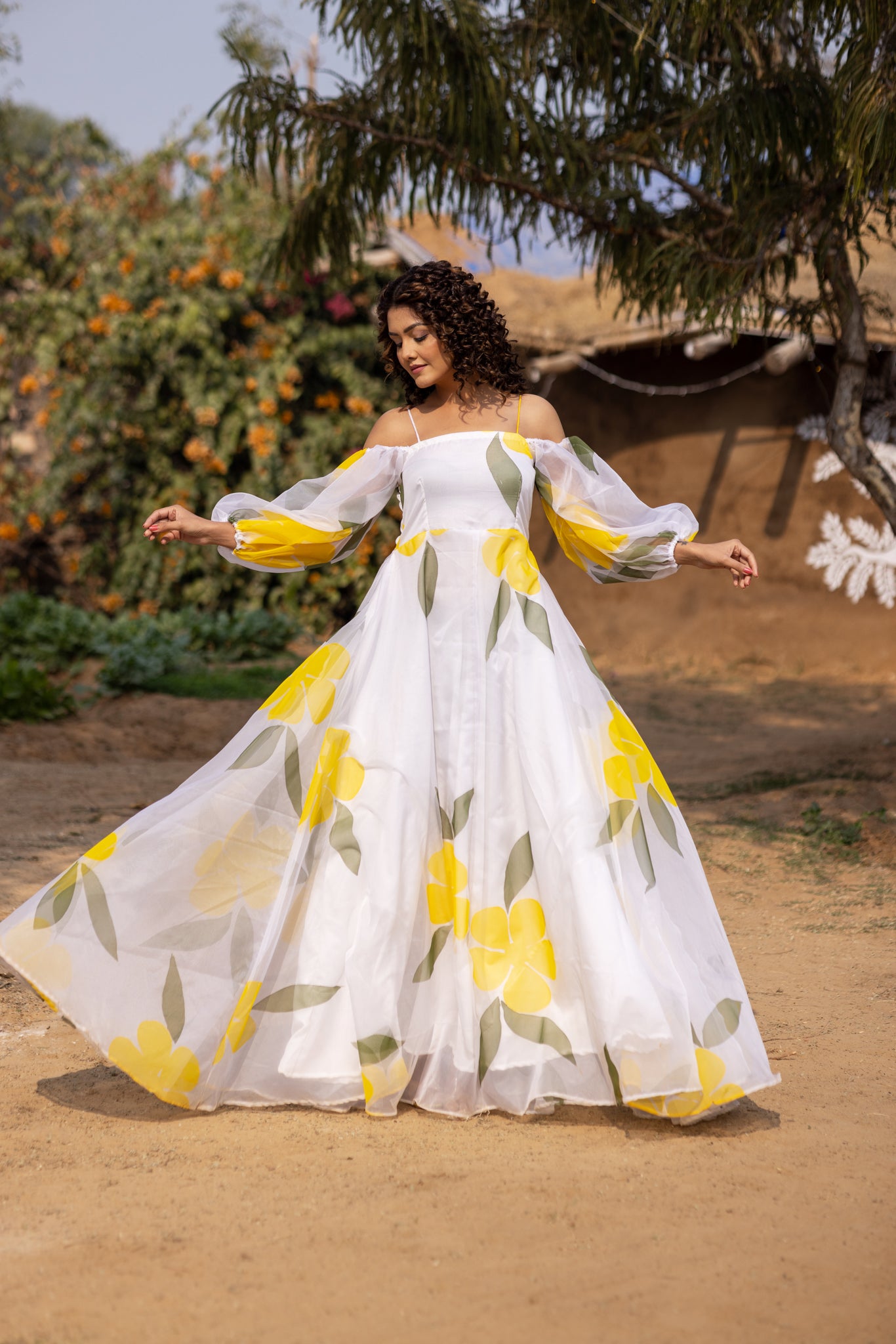 Jasmine Handpaint Dress
