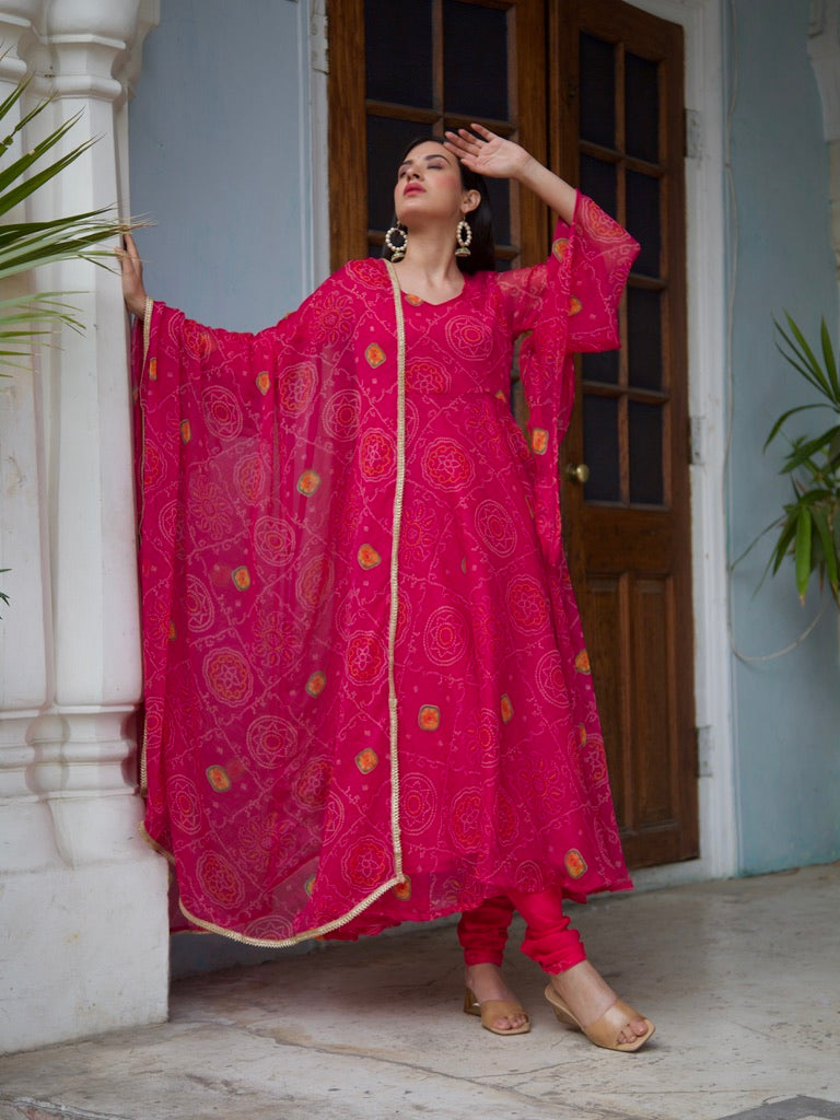 Amba Bandhani Set