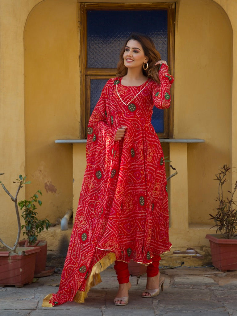 Leela Bandhani Set