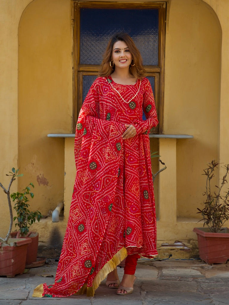 Leela Bandhani Set