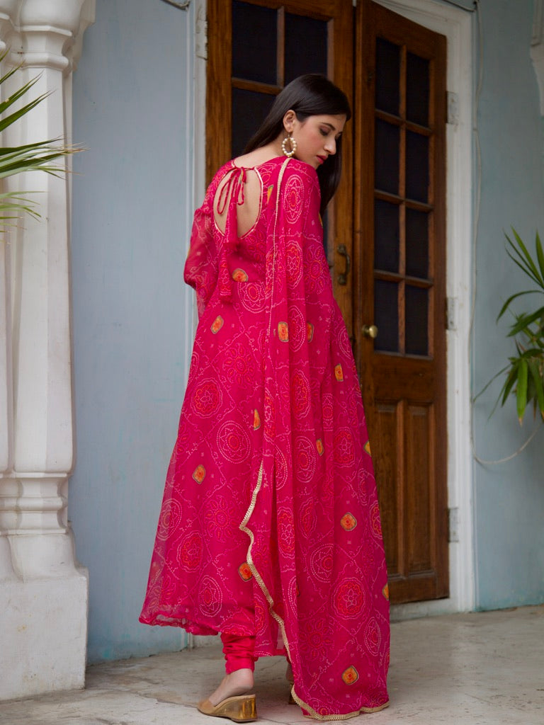 Amba Bandhani Set