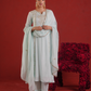 Ivory Mist Silk Zari Hand-Embroidered Kurta Set with Dupatta