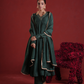 Emerald Green Sequin Embellished Chanderi Kurta Set with Dupatta