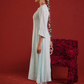 Ivory Mist Silk Zari Hand-Embroidered Kurta Set with Dupatta