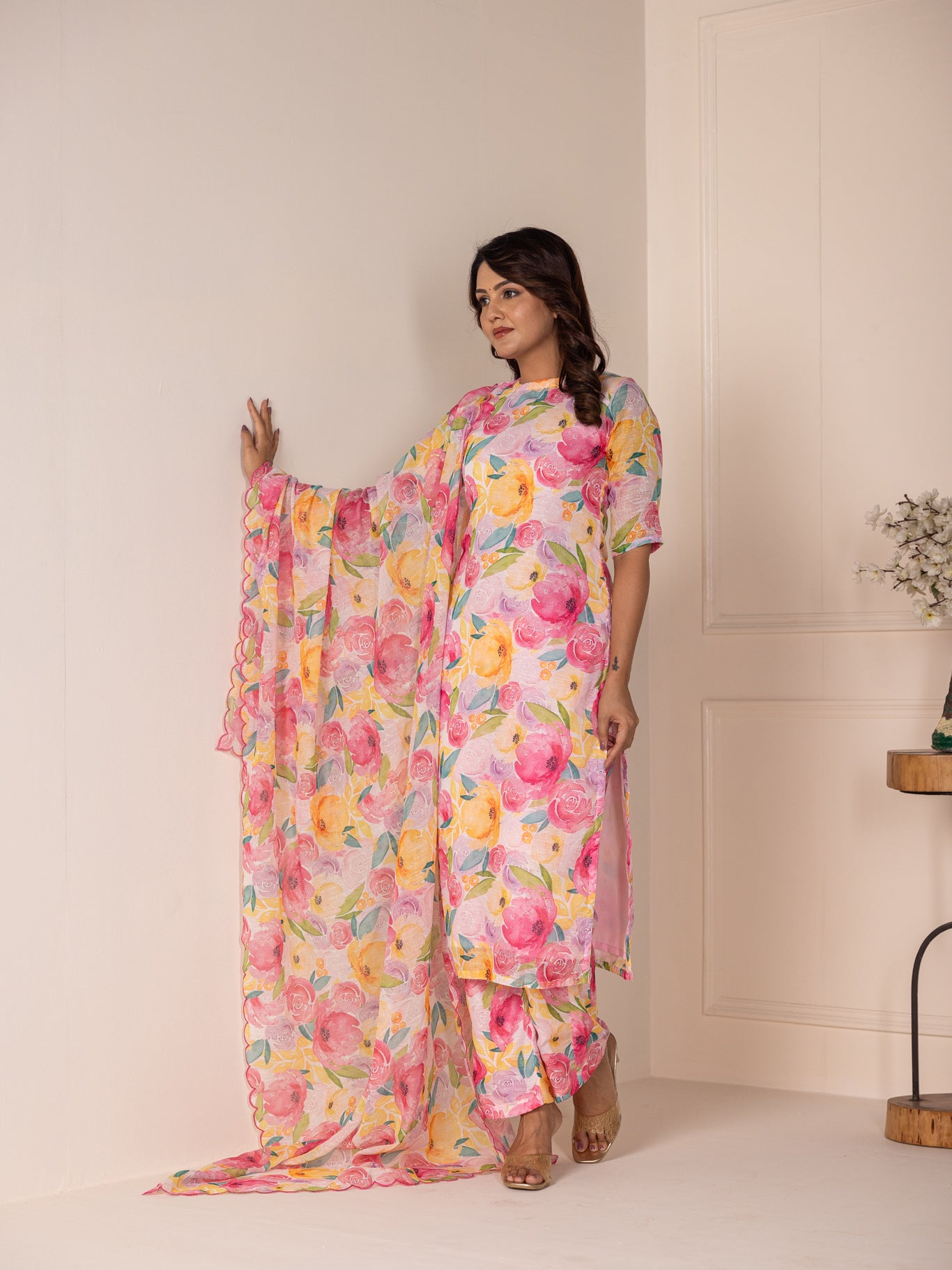 Flowers Linen Set