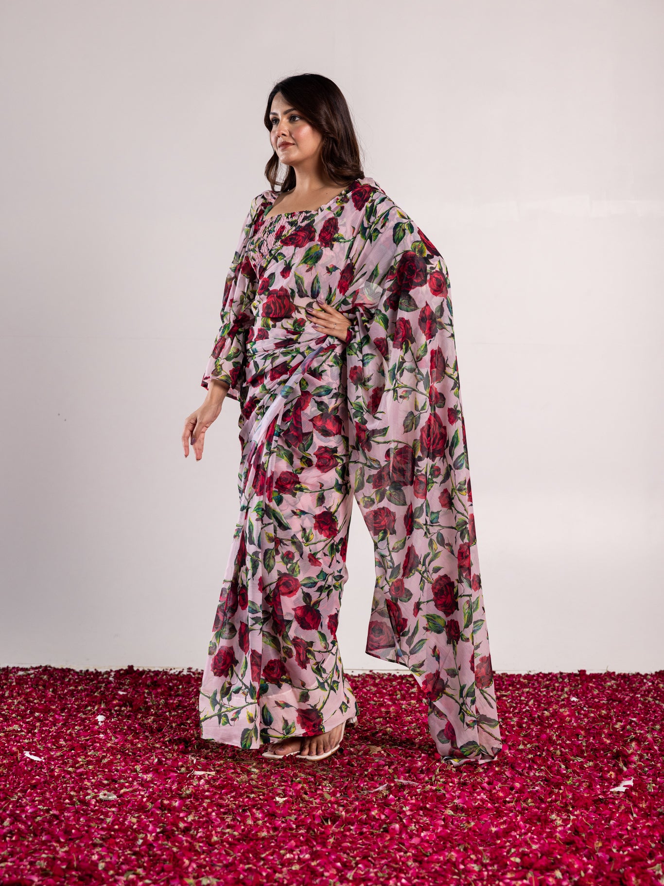 Rose Saree