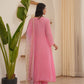 Quinn Pink Silk Suit Set