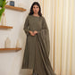 Sage Olive Schiffli  Straight Suit Set