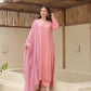 Layla Fuchsia Rose Silk Suit Set