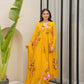 Murraya Mustard Handpaint Suit Set