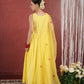 CHAAND YELLOW COTTON AARI EMBROIDRY SUIT SET SET