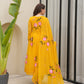 Murraya Mustard Handpaint Suit Set
