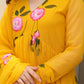 Murraya Mustard Handpaint Suit Set