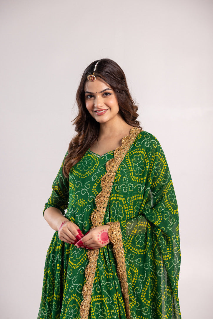Pehno'Sa Chaand Bandhani Set