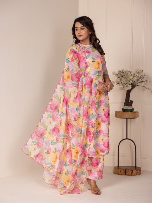 Flowers Linen Set