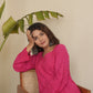 Rani Gulaab Kurta Set