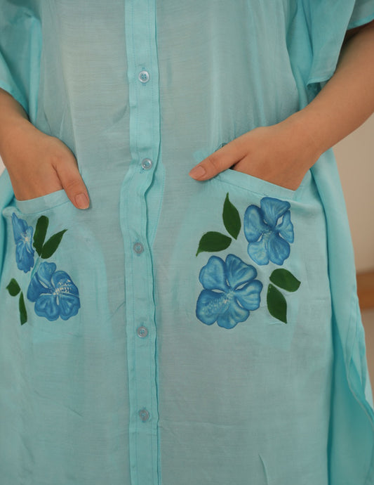 Crown Sky Maslin Kaftan Set