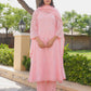 Blush Pink Emboidered Doria Set