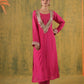 Rani Aabroo Mirrorwork Silk Kurta Set