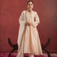 CHAAND DUST PEACH CHANDERI AARIWORK SUIT SET