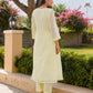 Yellow Marigold Handwork Doria Kurta Set
