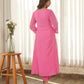 Pink Noor Aari Embroidered Chanderi Suit Set