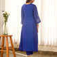 Blue Noor Aari Embroidered Chanderi Suit Set