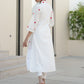 LUV WHITE COTTON HEART EMBROIDERED SUIT SET