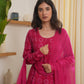 Amira Pink Cotton Suit Set