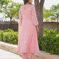 Blush Pink Emboidered Doria Set