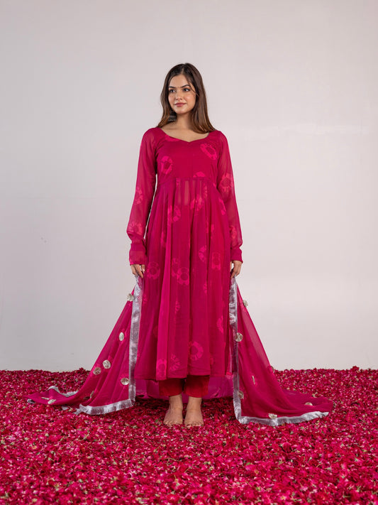 Pehno'Sa Shubh Gulaal Suit Set