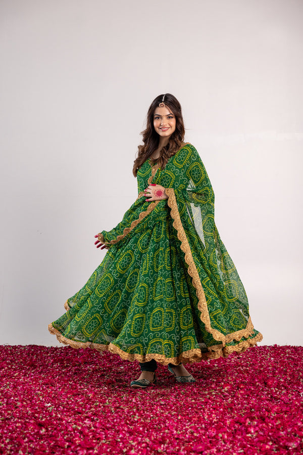 Pehno'Sa Chaand Bandhani Set